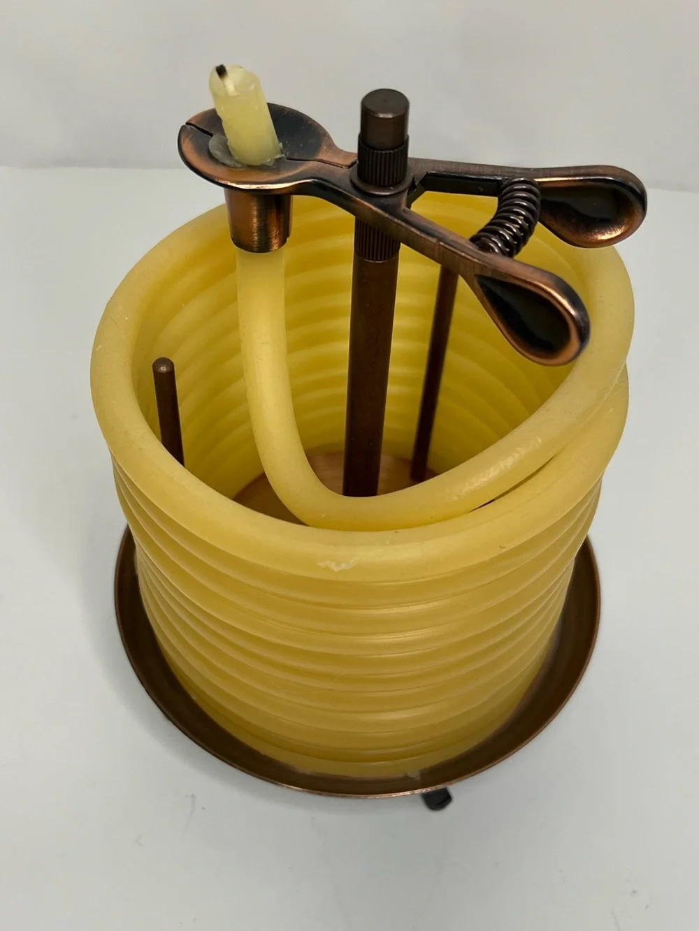 Eclipse beeswax coil